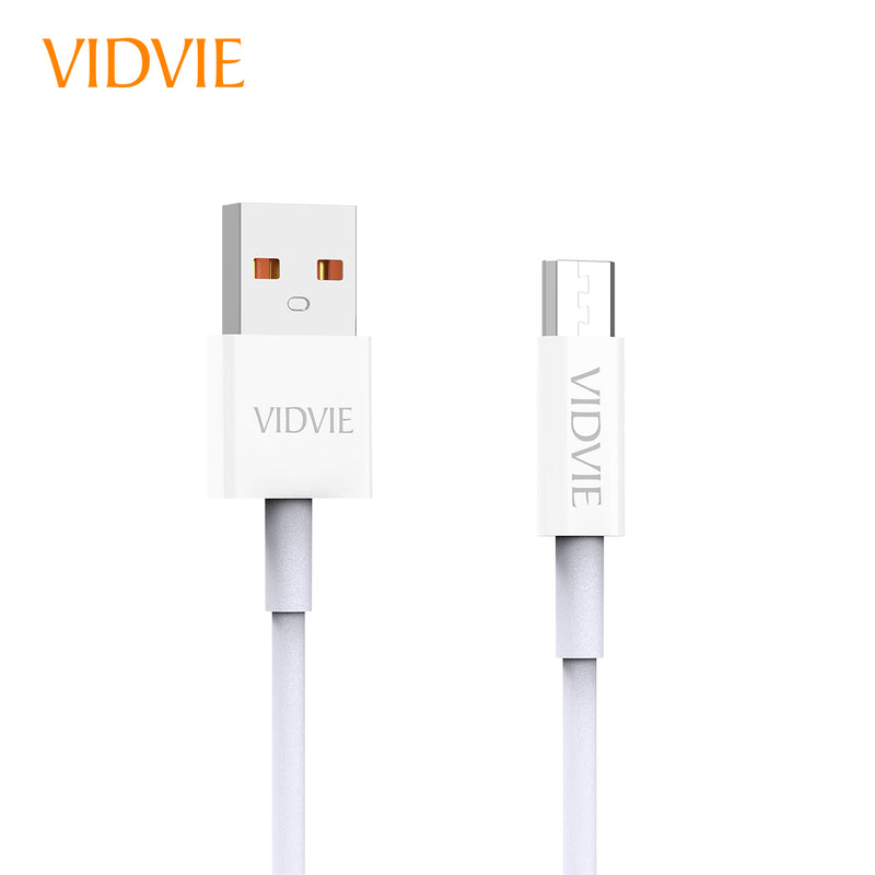 VIDVIE CB466 - Type C Data Cable - Charging Cable - 2.4A Max - 100CM
