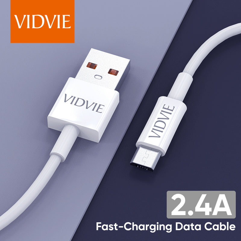 VIDVIE CB466 - Type C Data Cable - Charging Cable - 2.4A Max - 100CM